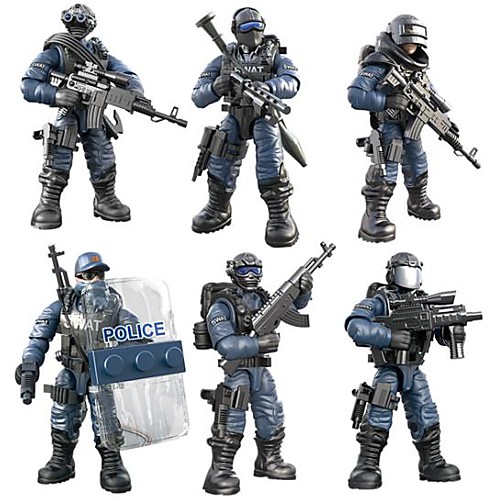 

Конструкторы Военные блоки Конструкторы Игрушки 19 pcs Люди Soldier совместимый Legoing Для школы Стресс и тревога помощи Взаимодействие родителей и детей Классика Люди Изображение