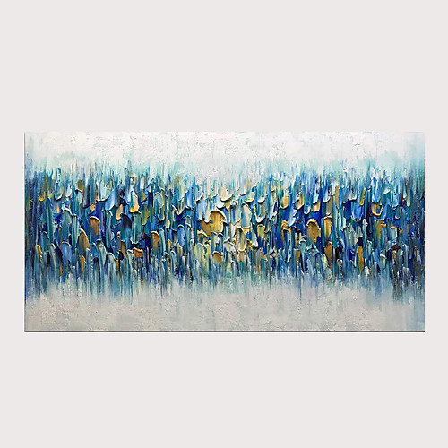 

Oil Painting Hand Painted Horizontal Abstract Pop Art Modern Stretched Canvas