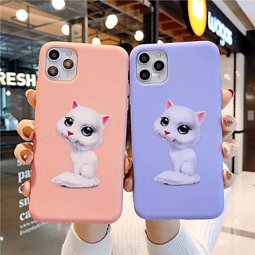 

Soft Silica Gel Case for iPhone X Fun Cat Fashion Cool Cover Skin Teens Girls Cases for iPhone 6 / iPhone 7/ iPhone 11 pro / Shockproof / Dustproof
