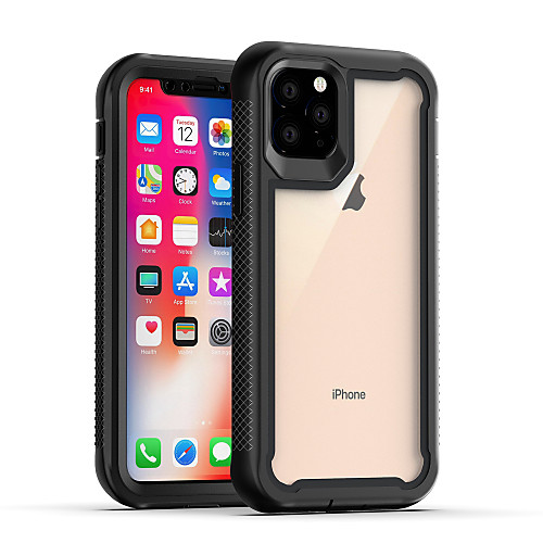 

Phone Case For Apple Back Cover iPhone 12 Pro Max 11 SE 2020 X XR XS Max 8 7 Shockproof Transparent Transparent Solid Color TPU