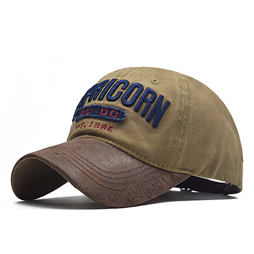 

Men's Baseball Cap Solid Colored Fabric Hat / Spring / Summer