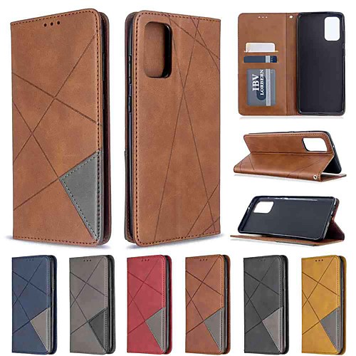 

Case For Samsung Galaxy S20 / S20 Plus / S0 Ultra Wallet / Card Holder / with Stand Full Body Cases Solid Colored PU Leather / TPU for A71 / A51 / A20s / A10s / A70 / A50 / A30S / Note 10 Plus