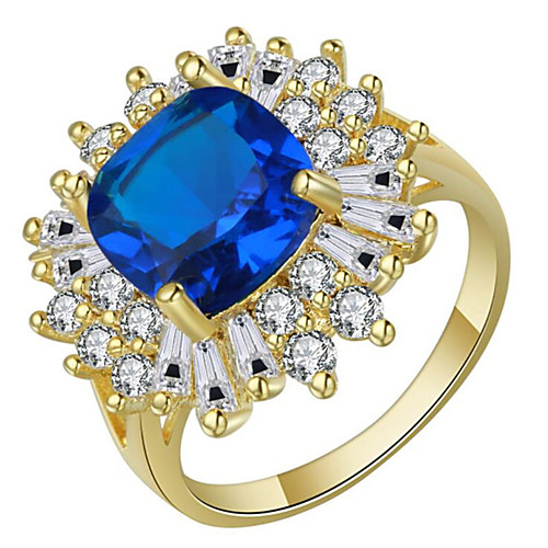 

Ring Classic Gold Copper Gold Plated Flower Stylish 1pc 7 8 9 10 / Women's