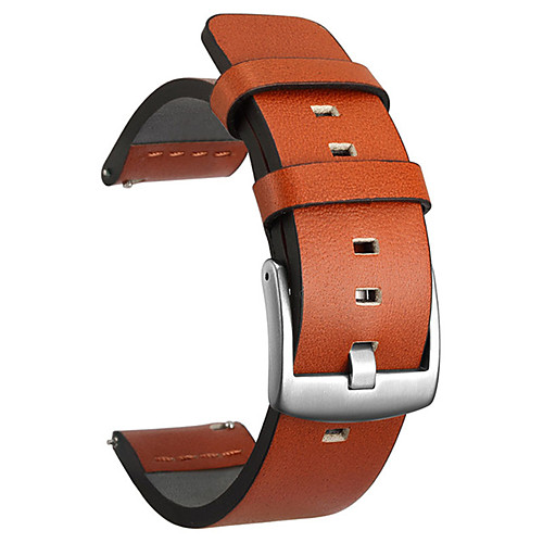 

22 20mm Genuine Leather for Samsung Watch band Strap for Amazfit for Huawei Galaxy watch Gear Watch Band Bracelet