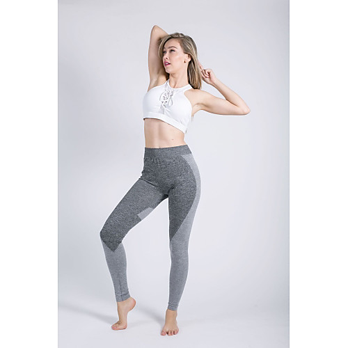 

Women's Sporty Basic Jogger Sweatpants Pants Geometric Pattern Classic Sporty Gray