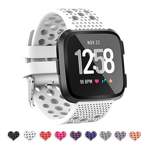 

Smart Watch Band for Fitbit 1 pcs Classic Buckle TPE Replacement Wrist Strap for Fitbit Versa