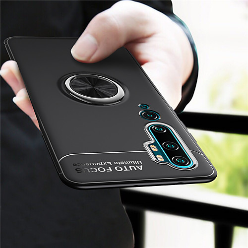 

Case For Xiaomi Xiaomi Mi 9T / Xiaomi Mi 9T Pro / Redmi K20 Pro Shockproof / Ring Holder Back Cover Solid Colored TPU / Metal