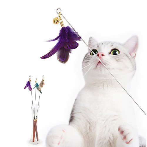 

Teaser Interactive Cat Toys Fun Cat Toys Cat UltraLight Wood Gift Pet Toy Pet Play