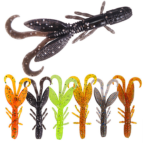 

12 pcs Soft Bait Fishing Lures Soft Bait Craws / Shrimp Floating Bass Trout Pike Sea Fishing Spinning Jigging Fishing Silicon / Freshwater Fishing / Carp Fishing / Lure Fishing / General Fishing