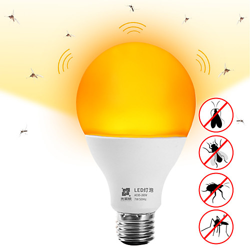 

Mosquito Repellent LED Light Pest Repeller Bulb Physical Non-Toxic Yellow Light Household Indoor Lighting 7W Pregnant Woman Baby