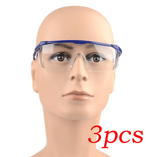 

3PCS Safety Glasses Protective Transparent Glasses Eyes Protection Anti dust Saliva Goggles Outdoor Safety Equipment