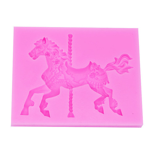 

1pc New Carousel Mold Cake Decorated Chocolate Liquid DIY