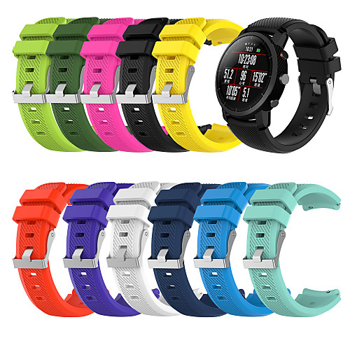 

Watch Band for Huawei Watch GT / Huawei Watch GT2 46mm Huawei Classic Buckle Silicone Wrist Strap