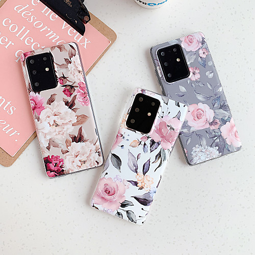 

Case for Samsung scene map Samsung Galaxy S20 S20 Plus S20 Ultra A51 A71 retro flower pattern frosted TPU material IMD process all-inclusive mobile phone caseXQS
