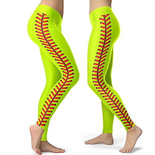 

Women's High Waist Yoga Pants Tights Leggings Tummy Control Butt Lift Quick Dry Green Fitness Gym Workout Running Summer Sports Activewear High Elasticity Skinny