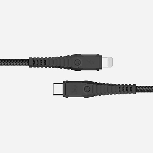 

Lightning / Type-C Cable 3 A 1.2m(4Ft) Braided / MFI Certification Nylon USB Cable Adapter For iPhone