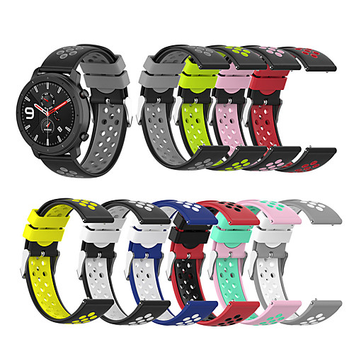 

Watch Band for Gear Sport / Gear S2 Classic / Samsung Galaxy Watch 42mm Samsung Galaxy Sport Band Silicone Wrist Strap