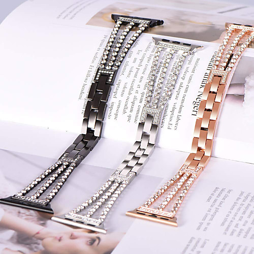 

High-end Fashion bracelet for Apple Watch Band 38/40mm 42/44mm Strap Diamond Metal Watchband For iWatch Series 5/4/3/2/1 wrist belt