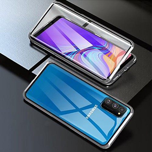 

Magnetic Case For Samsung Galaxy A51 / M40S / A71 Double Sided Case Shockproof / Water Resistant / Transparent Tempered Glass / Metal Case For Galaxy A10S / A20S / Note 10 Plus / S10 Plus