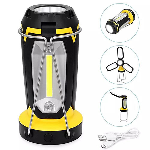 

5W 270LM COB 2000mAh Rechargeable Multifunctional Lantern LED Flashlight Outdoor Lights Work Light with USB Interface