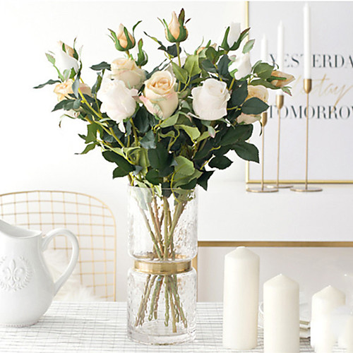

Artificial Flower Plastic European Tabletop Flower 1 Bouquet 66cm