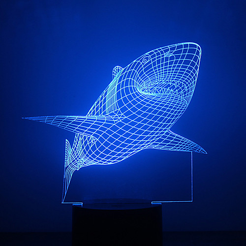 

1Pc Usb Power Abstract Art 3D Lights Colorful Touch Gradient Vision Night Lights Colorful 3D Acrylic Table Lamp