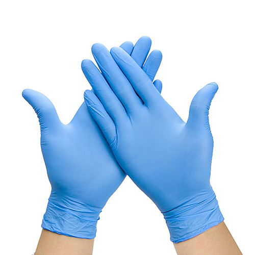

100PCS Disposable Latex Gloves Rubber Gloves Cleaning Gloves Work Gloves0.08mm