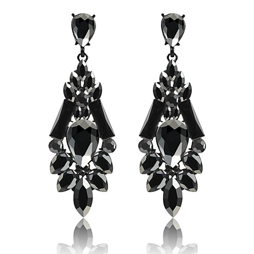 

Women's Earrings Holiday Wedding Birthday Romantic Earrings Jewelry Black For Street Date Festival 1 Pair