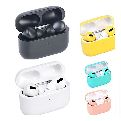 

LITBest Macaron AirPro 3 TWS True Wireless Earbuds Rename GPS Find My Devices (iOS) Voice Control Hey Siri 1 to 1 Replica Automatic Ear Detection with Qi Wireless Charging Box Bluetooth 5.0