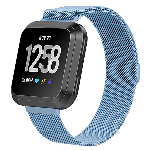 

Watch Band for Fitbit Versa Fitbit Classic Buckle Stainless Steel Wrist Strap