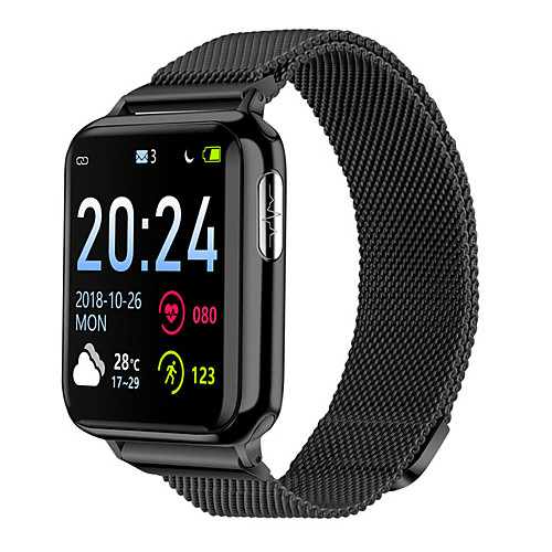 

V5 Unisex Smartwatch Android iOS Bluetooth Waterproof Heart Rate Monitor Blood Pressure Measurement Distance Tracking Information ECGPPG Pedometer Call Reminder Activity Tracker Sleep Tracker