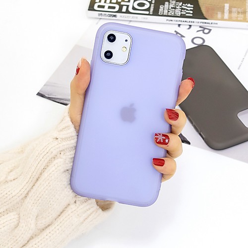 

Case For Apple iPhone 11 / iPhone 11 Pro / iPhone 11 Pro Max Ultra-thin / Transparent Back Cover Solid Colored TPU For iPhone XS/XS Max/XR/XS/7/8 Plus/6/6s Plus