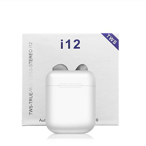 

LITBest i12 TWS True Wireless Earbuds Bluetooth 5.0 with Charging Box Smart Touch Control Rename GPS Find My Devices (iOS) 1 to 1 Replica for Mobile Phone