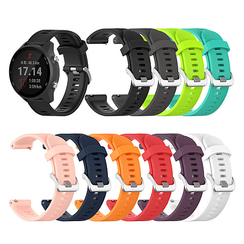 

Watch Band for Forerunner245 / Vivoactive3/ Vivomove HR/ Vivomove /Forerunner645 Garmin Sport Band Silicone Wrist Strap