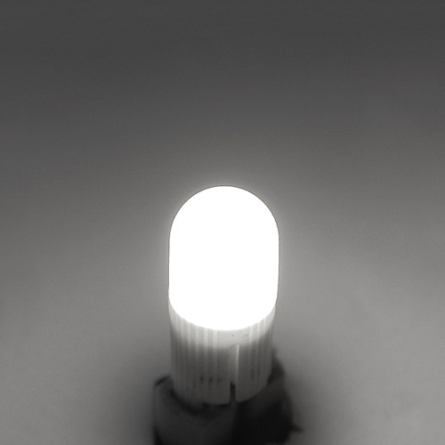 

G9 LED Ceramic Light Bulb COB Lamp LED White Shell Chandelier Lights AC 220V 240V White Warm White for Mirror Light 1pc