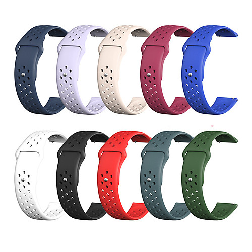 

Watch Band for Gear Sport / Gear S2 Classic / Samsung Galaxy Watch 42mm Samsung Galaxy Sport Band Silicone Wrist Strap