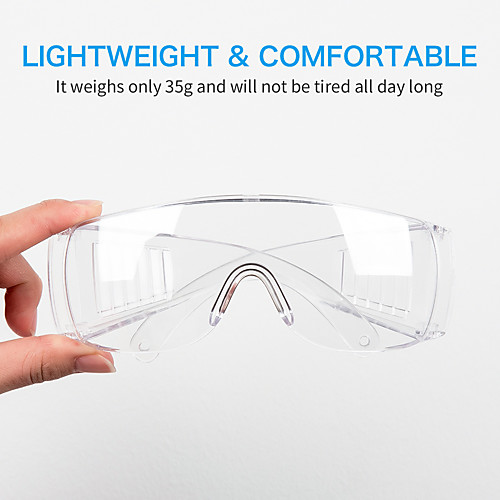 

Safety Goggles Glasses Transparent Dust-Proof Glasses Working Glasses Lab Dental Eyewear Splash Eye Protective Anti-wind Glasses