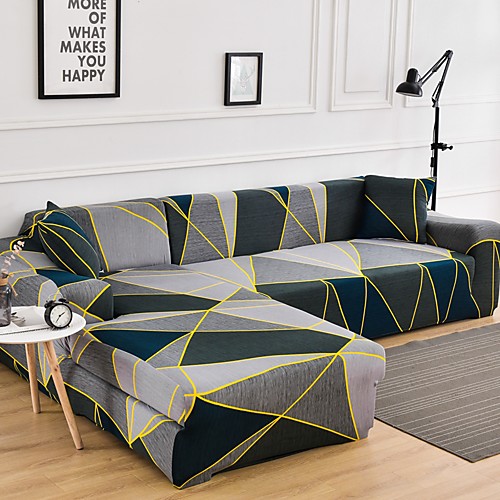 

Sofa Cover Stretch Cheap Slipcovers Soft Durable Couch Cover 1 Piece Spandex Jacquard Fabric Washable Furniture Protector Armchair Loveseat L-shape