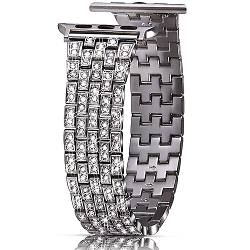 

Luxury full Diamond metal Bracelet strap For Apple Watch series 1/2/3 38/40mm fashion band for iwatch 4 5 bands 42/44mm