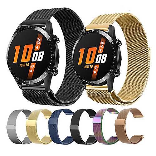 

Watch Band for Huawei Watch GT / Huawei Watch GT2 46mm Huawei Sport Band / Milanese Loop / Modern Buckle Stainless Steel Wrist Strap for Huawei Watch GT2 46mm