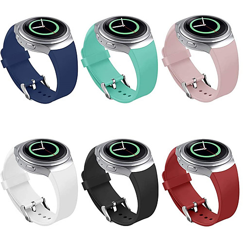 

Watch Band for Gear S2 Samsung Galaxy Classic Buckle Silicone Wrist Strap