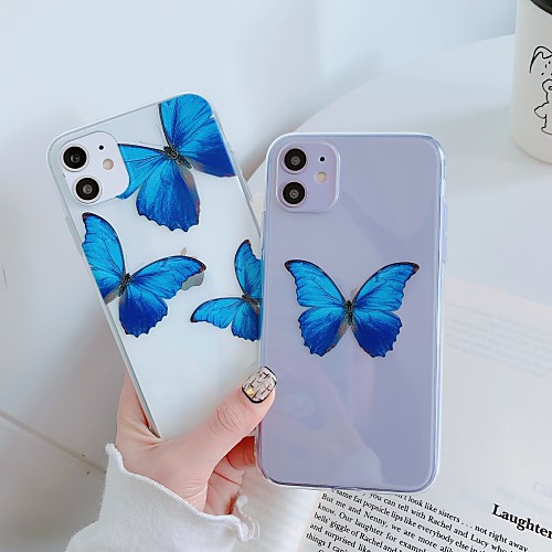 

Phone Case For Apple Back Cover iPhone 11 Pro Max SE 2020 X XR XS Max 8 7 6 Shockproof Ultra-thin Transparent Cartoon Transparent Animal TPU