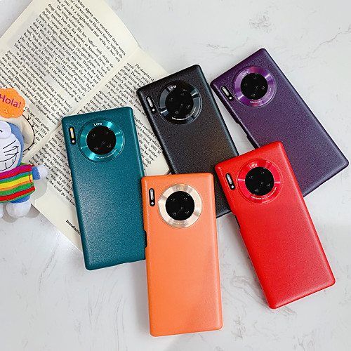 

Phone Case For Huawei Back Cover Mate 30 Mate 30 Pro Frosted Solid Color PC