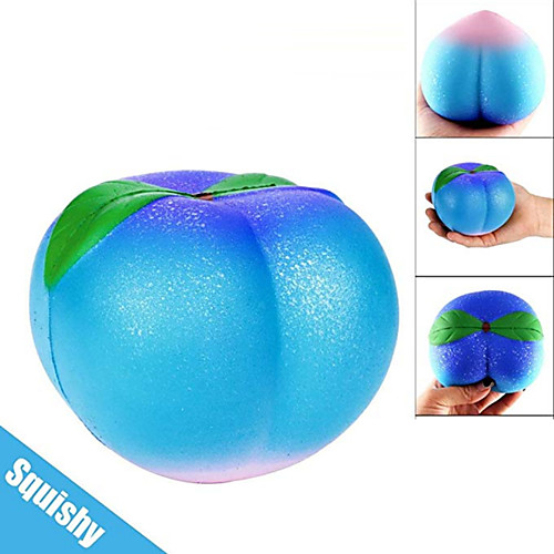 

1 Squeeze Toy / Sensory Toy Slow Rising Stress Reliever Peach Stress and Anxiety Relief Decompression Toys Kawaii Resin for Child's Adults' All