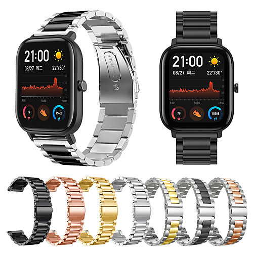 

Metal Watch Strap for Amazfit GTS Xiaomi Wrist Strap Stainless Steel Band