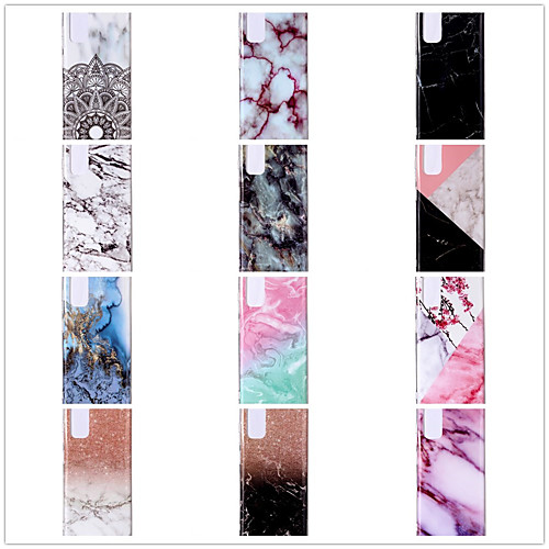 

Case for Samsung scene map Samsung Galaxy S20 S20 Pro S20 Ultra A70E colorful marble stitching pattern TPU material IMD process all-inclusive mobile phone shell