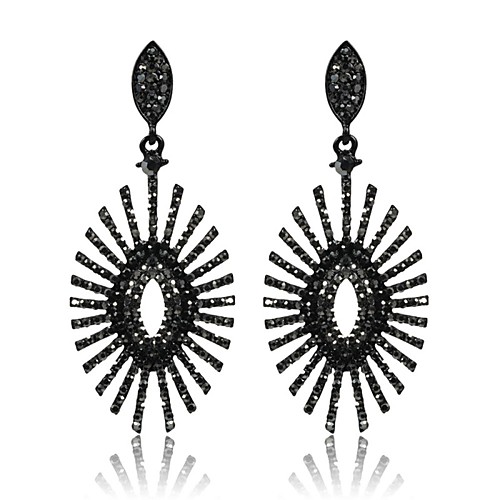 

Women's Earrings Holiday Wedding Birthday Romantic Earrings Jewelry Black For Street Date Festival 1 Pair