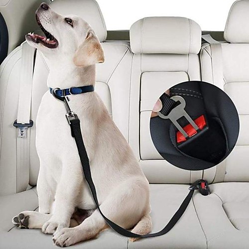 

2pcs Pet Car Safety Belt Nylon Pets Dog Cat Seat Lead Leash Harness for Puppy Kitten Vehicle Security Leash Adjustable