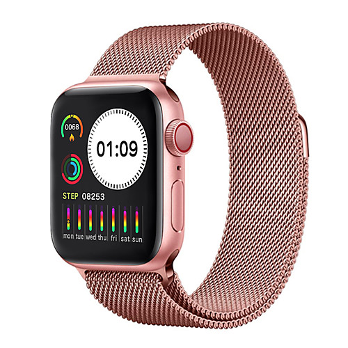 

W5.0 Stainless Steel Fitness Tracker for Apple/ Samsung/ Android Phones, 1.54-inch Smartwatch Support Blood Pressure/ Heart Rate Monitor