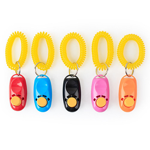 

Dog Training Clickers Portable Dog Portable Trainer Plastic Behaviour Aids Obedience Training For Pets